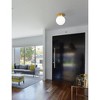 Calhoun 1-Light Flush Mount - Mid-Century Modern & Schoolhouse Design, Dimmable, Damp Rated - 4 of 4