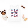 Simply Sage Market Patriotic Boots Stacked Coquette Toddler Tank - 3 of 4