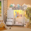 Aheaplus Dresser with 5 Fabric Drawers, Closet Storage - 2 of 4