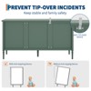 59 Inch Wide Buffet Cabinet with Storage Function, Kitchen Storage Cabinet, Wooden Console Table, Coffee Bar Decorative Cabinet for Dining Room - 3 of 4
