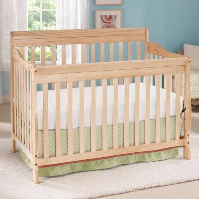 First Essentials Stephanie 4-in-1 Convertible Baby Crib - Easy To Assemble