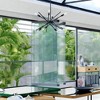 Vaxcel Halsted 8 - Light Pendant in  Black/Satin Brass - 2 of 4