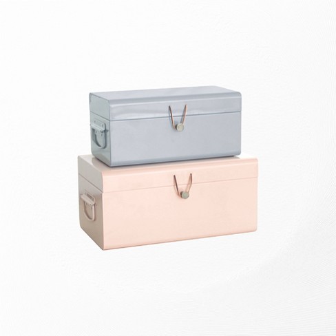 Metal Luggage Trunk Lock Box Accessories, Suitcase Dolls Mini