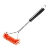 Dyna-Glo DG21GBN 21" Grill Brush with Nylon Bristles, Black and Red - 2 of 4