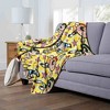 Cartoon Network Powerpuff Girls Fighting Crime Silk Touch Throw Blanket 50x60 Inches - 2 of 4