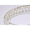 Elegant Lighting Monroe 1 - Light Pendant in  Chrome - 4 of 4