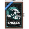 Trends International NFL Philadelphia Eagles - Neon Helmet 23 Framed Wall Poster Prints - 3 of 4