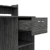 PAGED Computer Desk Modern Office Desk with 2 Open Shelves and Storage Drawer for Office - 4 of 4