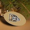 Oakland University Primary Logo Aluminum Holiday Christmas Tree Ornament - 4 of 4