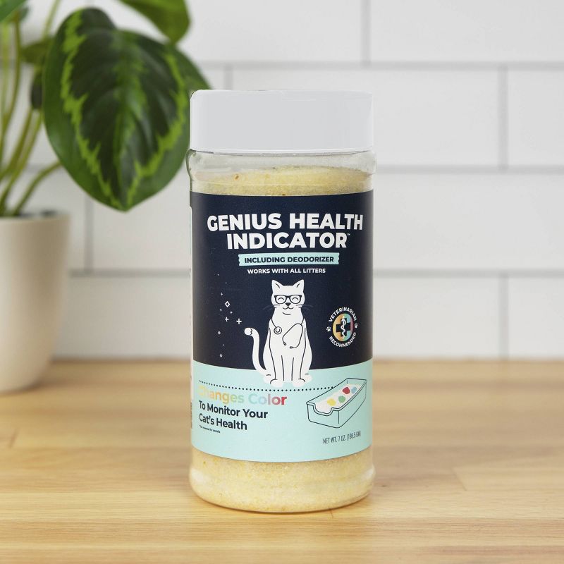 Genius Litter Health Indicator with Deodorizer for Cats - 7oz, 4 of 7