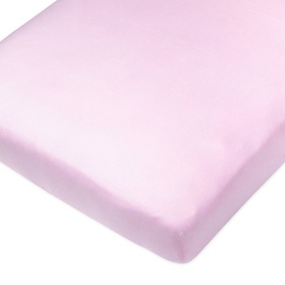 Image of Honest Baby Organic Cotton Fitted Crib Sheet - Lavender