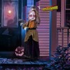 Slickblue 5.3 FT Girl Halloween Standing Decoration with LED Lights, Singing & Motion for Outdoor Yard - 3 of 4
