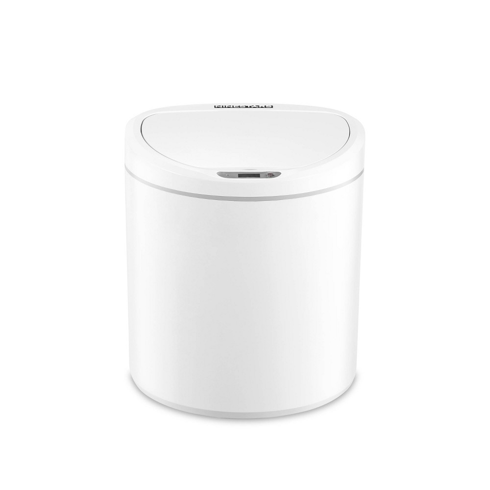 Nine Stars 10L/2.6gal Motion Sensor Trash Can White