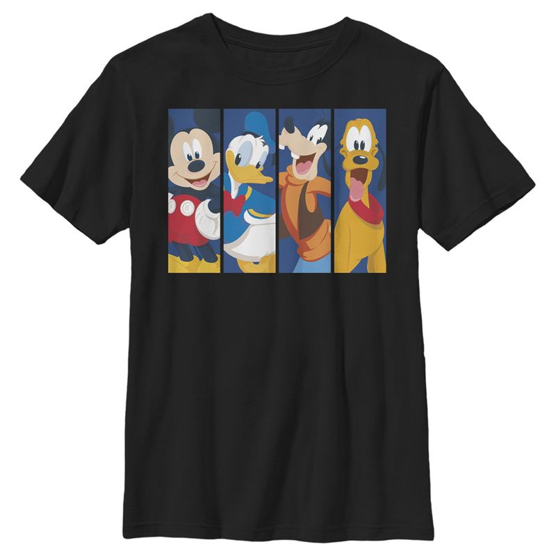 Boy's Disney Mickey Mouse Best Friend Panels T-Shirt, 1 of 6