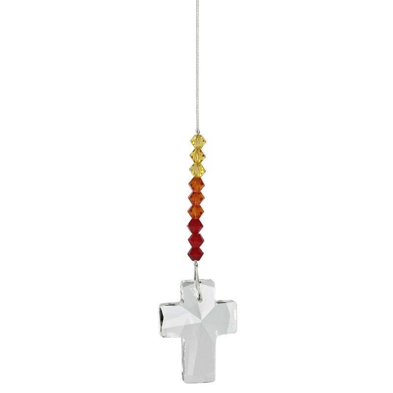 Woodstock Crystal Suncatchers, Crystal Cross Radiance, Crystal Wind Chimes For Inside, Office, Kitchen, Living Room Décor, 3.2"L, 3 of 7