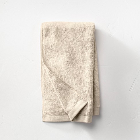 Casaluna Slub Accent Organic Hand Towel Blush 