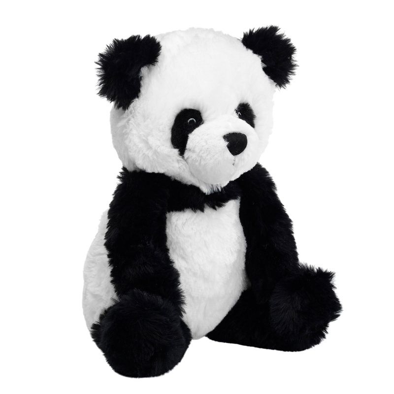 Lambs & Ivy Wild Life Black/White Plush Panda Bear Stuffed Animal Toy - Lucky, 2 of 7