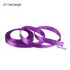 Unique Bargains Double Face Wide Satin Ribbon with Gold Edges for Wedding Bouquet - 2 of 4