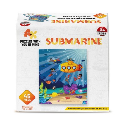 A+X Submarine Kids' Jigsaw Puzzle - 45pc