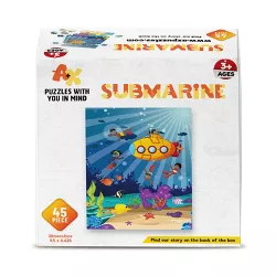 A+X Submarine Kids' Jigsaw Puzzle - 45pc