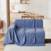 Solid color checkered cooling blanket,a new favorite for summer sleep,an excellent choice for summer sleep,washable - 4 of 4