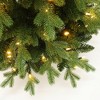 LuxenHome 6Ft Pre-Lit Green PE/PVC Branches Artificial Christmas Tree with Metal Stand - 3 of 4