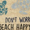 Split P Don't Worry Beach Happy Sea Turtle Doormat - image 3 of 3