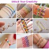 Glass Seed Beads Kit with 144 Colors, Includes Charms and Letters for Friendship Bracelet Making - 4 of 4