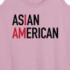 Women's - Instant Message - I Am Asian American Graphic Racerback Tank - 2 of 4