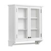 Dorset Bath 27""W x 29""H Wallounted Cabinet with Mirror and Towel Rod - 2 of 4
