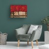 Trademark Fine Art - Masters Fine Art 'Parade Of Red Trees Ii' - 4 of 4