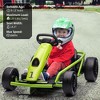 Kids Ride On Go Kart, 24V 300W*2 Motors, 9Ah Battery, Electric Vehicle Car Drifting with Music, Horn, Outdoor Ride On Toy for Teens - 2 of 4