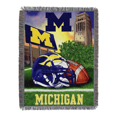 NCAA Michigan Wolverines 48"x60" Tapestry Throw Blanket