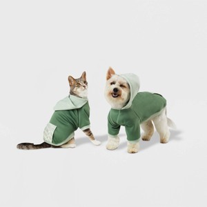 Lightweight Printed Pocket Dog Hoodie - Green - Boots & Barkley™ - 1 of 4
