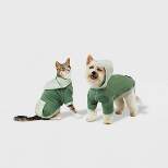 Lightweight Printed Pocket Dog Hoodie - Green - Boots & Barkley™