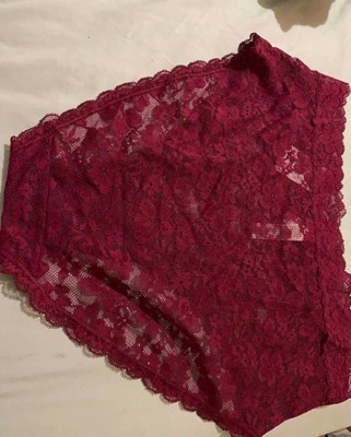 Women's Allover Lace Briefs - Auden™ Pink M : Target