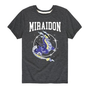 Boys' - Pokémon - Miraidon Collegiate Short Sleeve Graphic T-Shirt - 1 of 4
