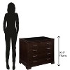 Hekman 79183 Mocha Transitional File 7-9183 Mocha - 2 of 2