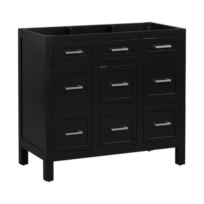 NicBex Bathroom Storage Cabinet without Sink Bathroom Cabinets with 2 Spacious Cabinet Doors, 4 Storage Drawers for Bathroom