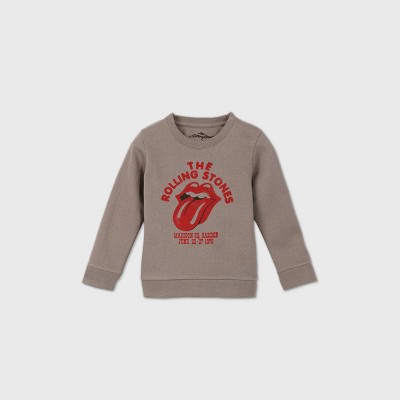 rolling stones hoodie grey