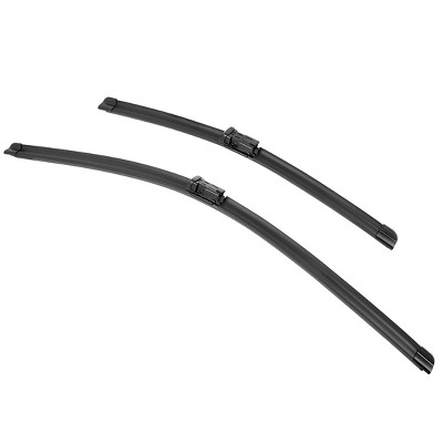 X-Autohaux Plastic Rubber for Cadillac SRX 2009-2016 Windshield Wipers 26"+17" Black 2 Pcs