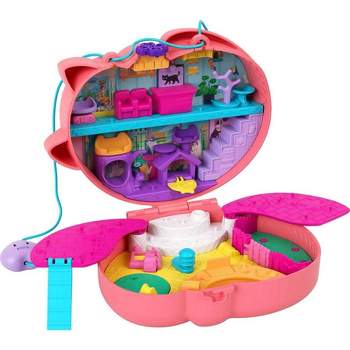 Polly Pocket Playset and 2 Dolls, Watermelon Compact