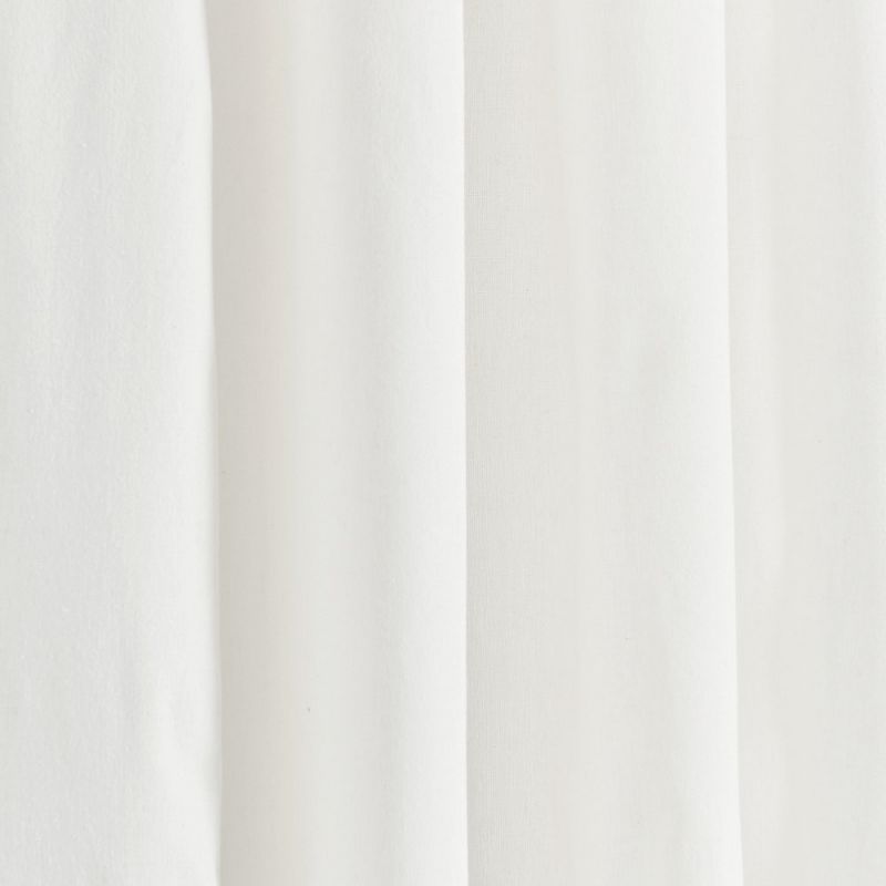 Coastal Chic Scallop Edge Window Curtain Panels Neutral/White 52X84 Set, 5 of 6