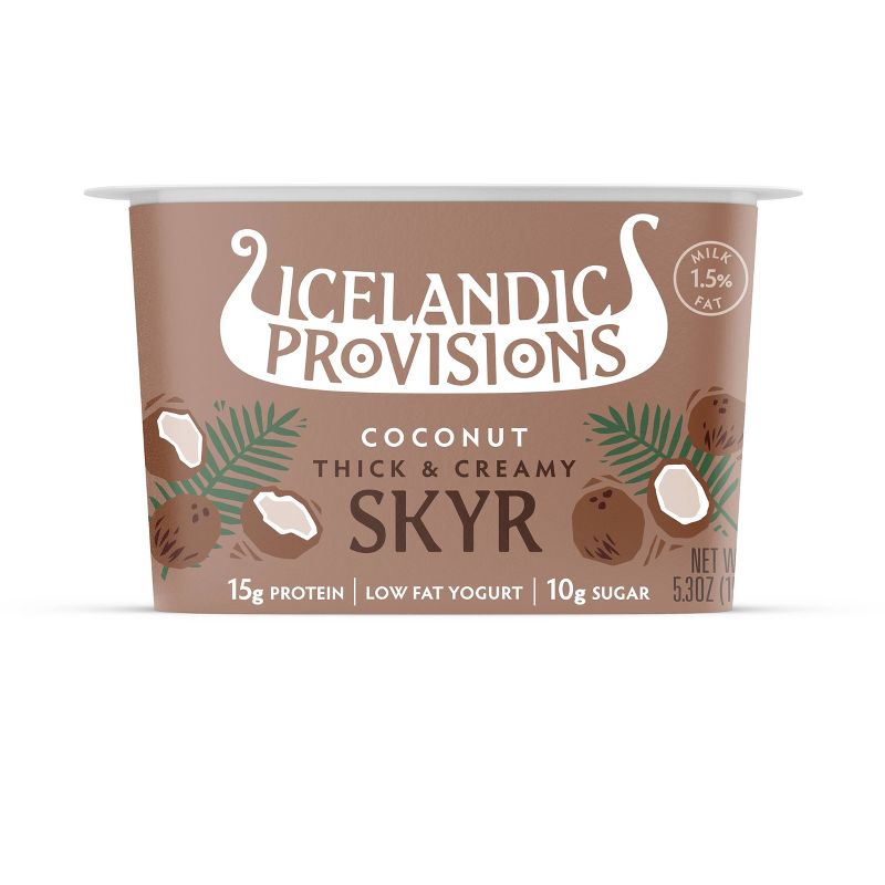 Icelandic Provisions Coconut Skyr Yogurt - 5.3oz, 1 of 7