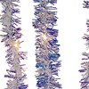 Kurt Adler Battery Operated Lighted Iridescent Tinsel Garland, 20 Warm White LED Lights, 6.5ft - 2 of 4