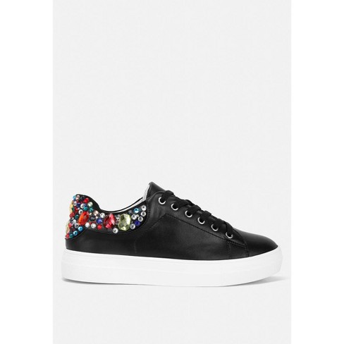 Gems Diamante Embellished Sneakers - image 1 of 4