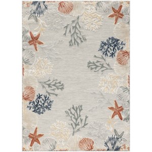 Nourison Suncoast Beach Indoor/Outdoor Flatweave Rug - 1 of 4
