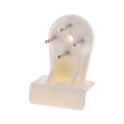 Unique Bargains Picture Hangers 0.39" Top Bracket ABS White 20 Pcs