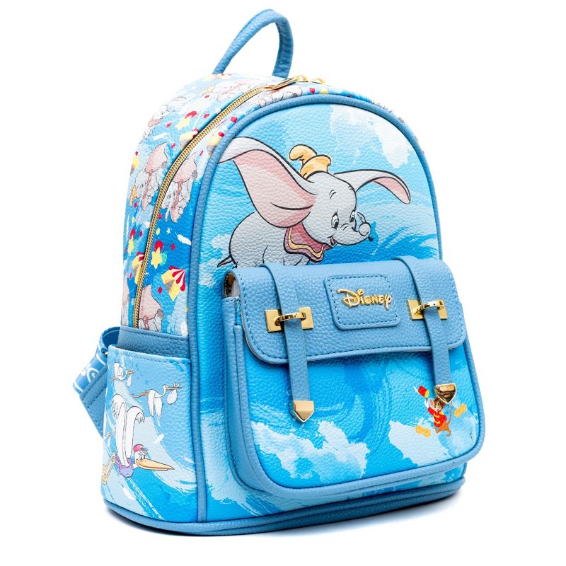 WondaPop Disney Dumbo 11" Vegan Leather Fashion Mini Backpack, 4 of 7