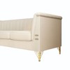 NicBex Couches for Living Room 83" Sofa Velvet Upholstered 3-Seat Couch Soft Sponges Modern Designs Sofa with Gold Legs for Apartment - 3 of 4